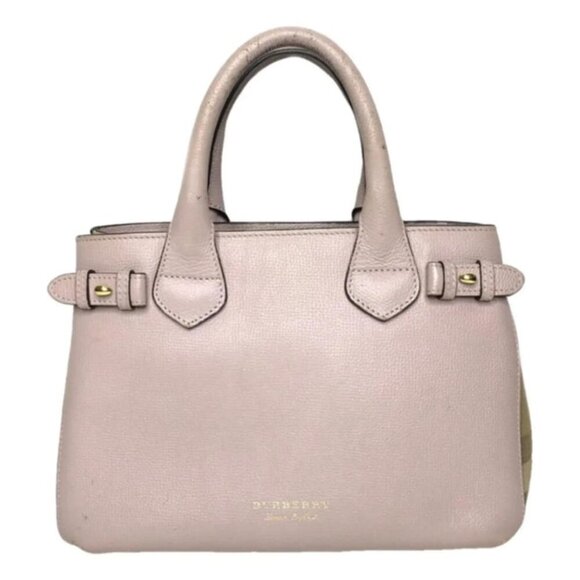 Burberry Banner Leather Satchel Bag 236-122824 - Picture 1 of 16